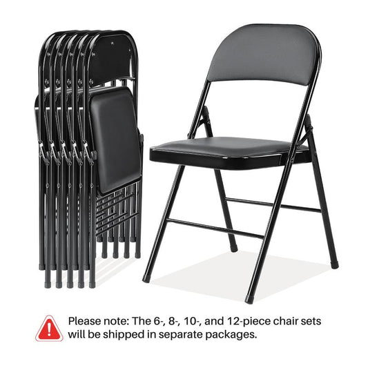 Portable Leather Folding Chair