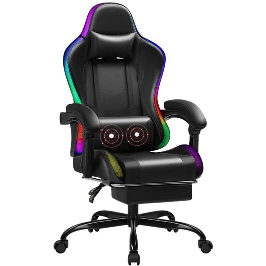 LED Reclining Gaming Chair